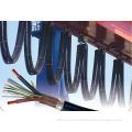 Flexible Drum-reeling Flat Crane Cable , Copper Strand 450 / 750v 4 X 10c